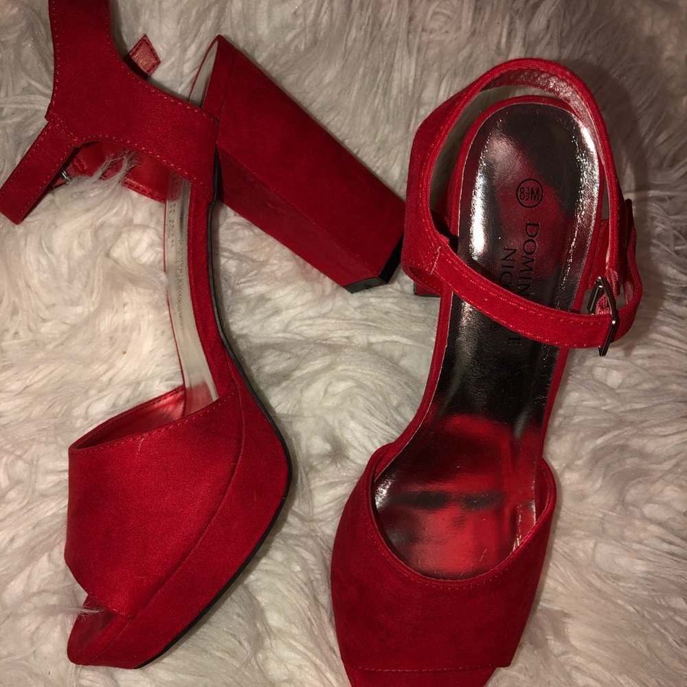 Women’s Red Suede heels